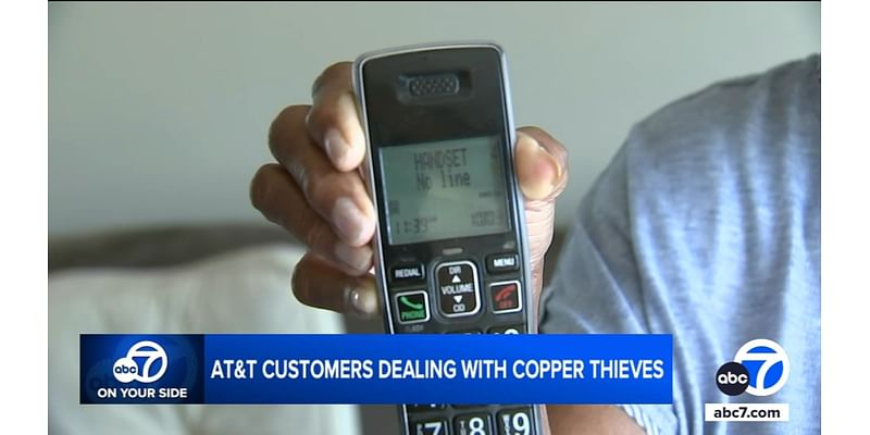 AT&T customers left without service in Baldwin Hills due to copper thefts