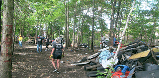 Cleanup efforts at one of Erie’s largest homeless camps makes new progress