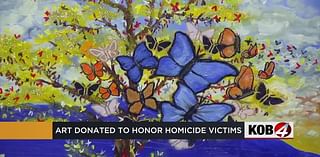 Local artist unveils memorial honoring homicide victims, son