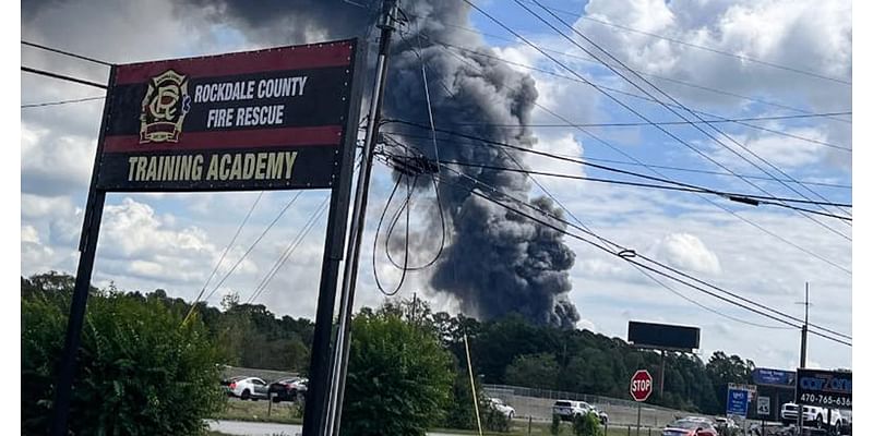 Georgia chemical lab fire prompts road closures and evacuations