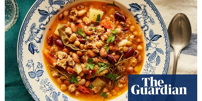 Rachel Roddy’s recipe for bean stew with lots of herbs