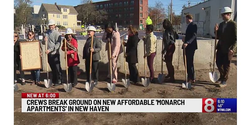 Crews break ground on new affordable housing in New Haven