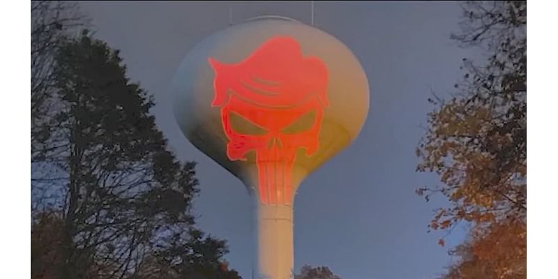 Liberal Massachusetts town at war over giant Trump 'Punisher' skull protest