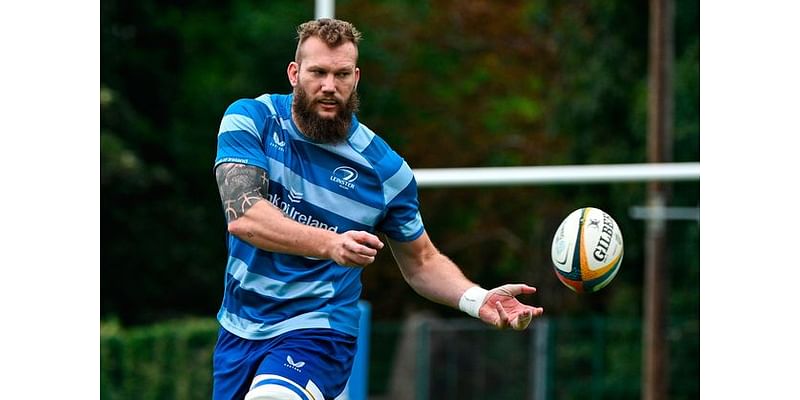 RG Snyman primed for Leinster debut as he steps up recovery from injury for Friday’s URC clash at Aviva