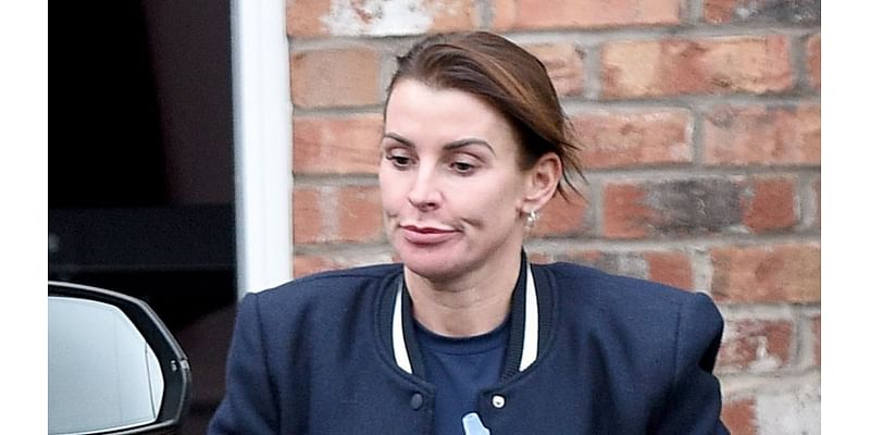 Coleen Rooney departs her morning gym session as she prepares to fly to Australia for I'm A Celebrity