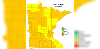 Red flag fire warning issued for counties in southwest and west central MN