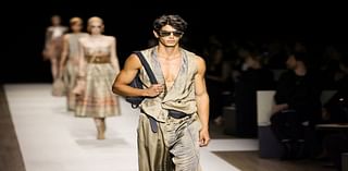 Giorgio Armani takes fashionistas ‘on a journey’ at NY fashion show