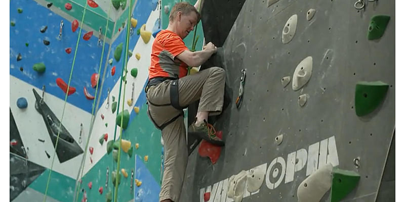 Combating Parkinson's with rock climbing