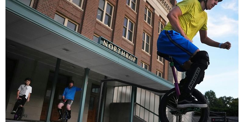 Winter is settling in. It’s a good time to pick up unicycling – a Twin Cities pastime