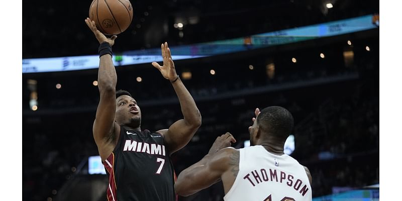 Kyle Lowry makes 7 3-pointers, scores season-high 28 to lead Heat to 129-96 win over sluggish Cavs