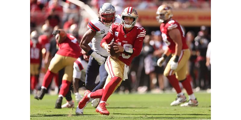 Brock Purdy touts his wheels, flashes deep ball as 49ers’ stabilizing force against Patriots