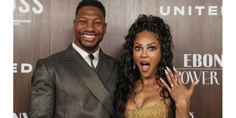 Jonathan Majors and Meagan Good are engaged