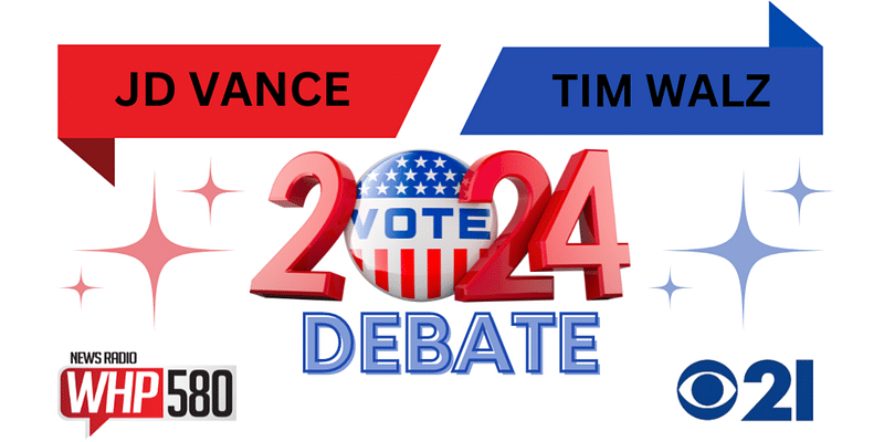 Vice Presidential Debate Tuesday on CBS21 and Listen Live Here!