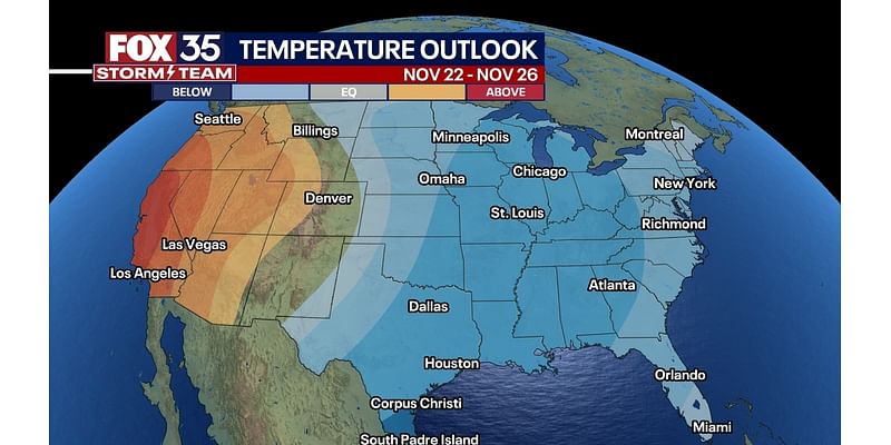 Thanksgiving Day Weather Outlook: Central Florida and across the country