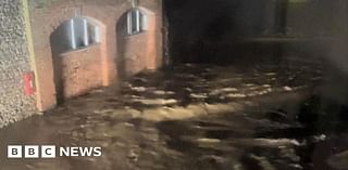 Somerset flooding: Homes submerged and people 'stuck'