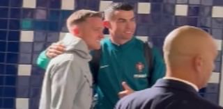 Poland captain Piotr Zielinski defends posing for a post-match picture with Cristiano Ronaldo - after being slammed for having 'no honour' following 5-1 hammering by Portugal