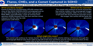 Comet Tsuchinshan-ATLAS emerges in the night sky