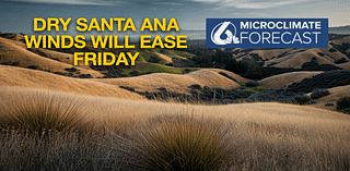 Strong wind event will ease on Friday reducing fire threat