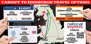 New direct rail service to link Edinburgh and Cardiff for the first time - but 455-mile trip costs £229 return and takes seven hours (compared to £165 return for an hour-long flight)