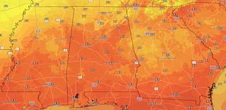 Record temperatures in Alabama on Thursday