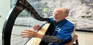 Harpist at Clinton Twp. hospital provides a sweet distraction