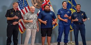 An off-duty Hawaii lifeguard helped rescue a teen kayaker stranded overnight