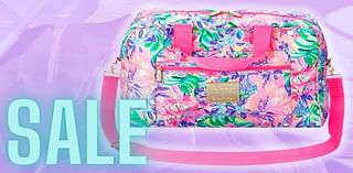 Disney Store has this Lilly Pulitzer weekender bag on sale for $100, plus an extra 25% off if you spend $1 more