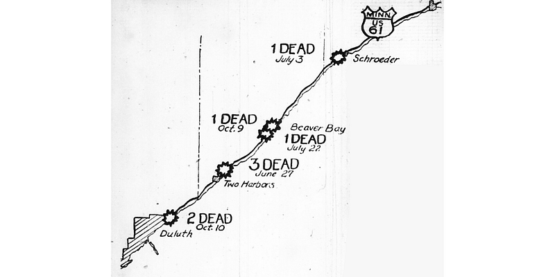 Bygones: North Shore highway was deadly in 1954