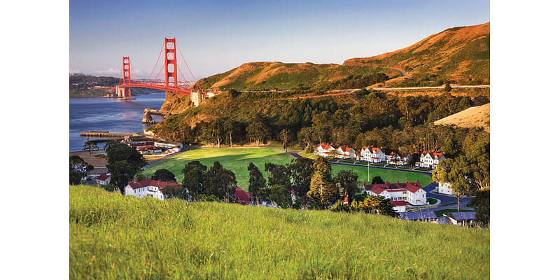 I spent a night at this historic inn at the foot of the Golden Gate Bridge