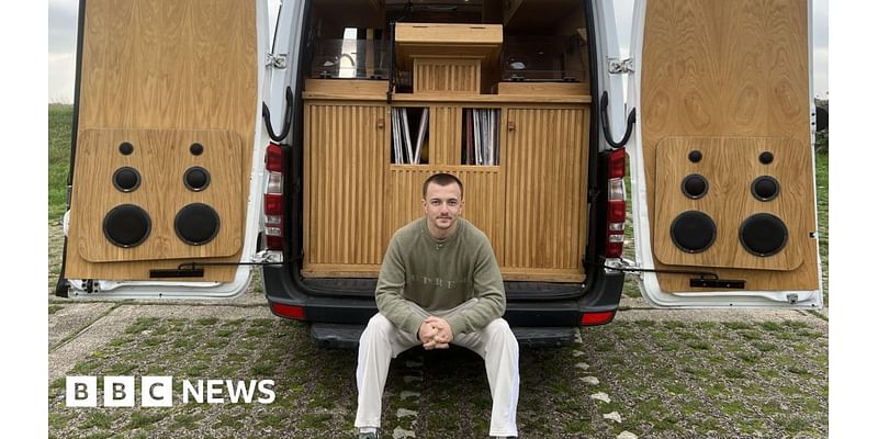 Essex DJ converts van into portable booth for European road trip