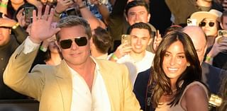 Brad Pitt and Ines de Ramon Coordinate Their Looks at Wolfs Premiere