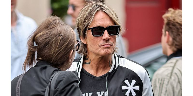 Keith Urban keeps a low-profile as he films in New York in his first public sighting since his wife Nicole Kidman's mother Janelle died at the age of 84