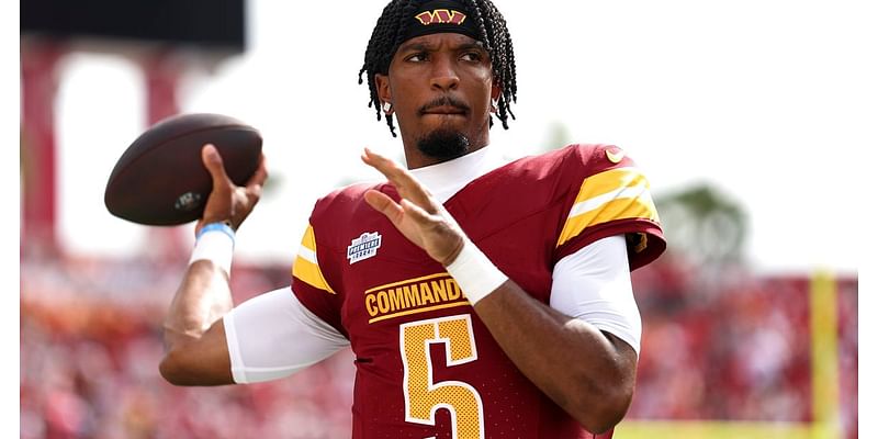 Commanders are currently atop the NFC East and fans are feeling good about the team and its rookie QB Jayden Daniels