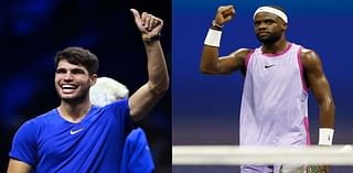 WATCH: Carlos Alcaraz Hilariously Escorts Frances Tiafoe Back to His Booth as Things Heat Up During Intense Laver Cup Clash