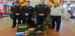 Firefighters, Motorcycle Aficionados, Citizens, Donate To BPD K9 Arrow