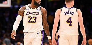 Lakers' Knecht on LeBron James' Clutch Play in Win: 'We Should Get Out of His Way'