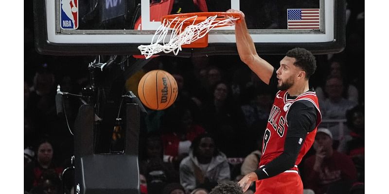 Efficient Zach LaVine helps the Bulls end losing streak in his return