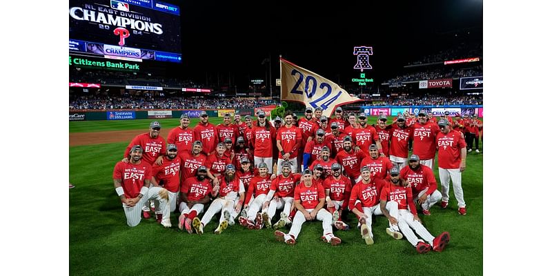 Phillies NL East champions gear: Where to buy division title hats, T-shirts, hoodies, more online