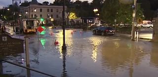 Water main break floods streets near Ashmont MBTA station in Dorchester - Boston News, Weather, Sports