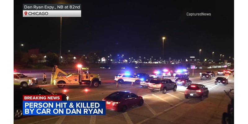 Dan Ryan Expy. reopens after pedestrian struck, killed, police say