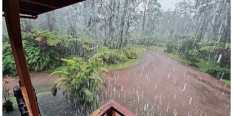 Heavy downpours hit Hawaii Island, shelters opened