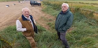 Furious villagers locked in bitter three-way legal battle over ancient grazing rights are 'left penniless' - while council, golf club and National Trust rake in £200,000