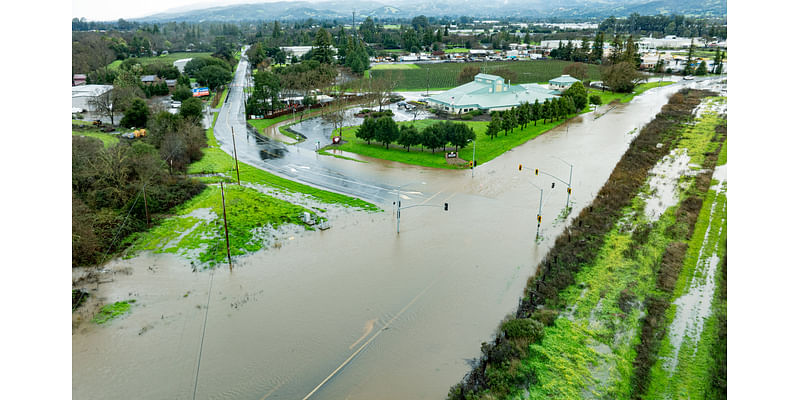 California Faces Atmospheric River Deluge With up to 21 Inches of Rain