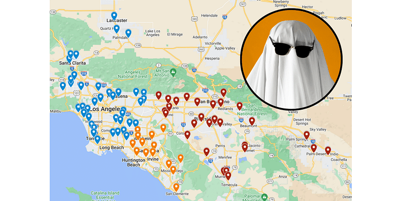 MAP: Here’s all the Spirit Halloween stores in Southern California