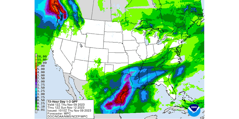 Rain is actually coming: How much could Alabama get?