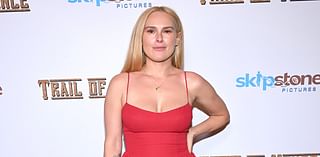 Rumer Willis pairs red mini-dress with cowboy boots for the LA premiere of her western Trail of Vengeance