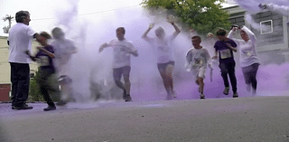 Hundreds run and walk in 12th annual 'Pound the Pavement to End Cancer' 5K