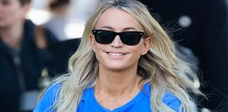 Jackie 'O' Henderson makes a stylish return to Sydney after jetting in from the US - followed by co-star Kyle Sandilands, wife Tegan and their son Otto