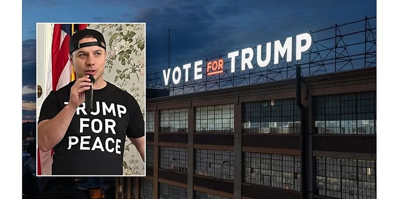 Blue state CEO who put up 100 ft. pro-Trump sign to spend $2.6 million on campaign for Congress