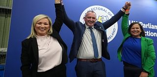 Sinn Fein becomes Northern Ireland's largest Westminster party for first time after DUP loses three MPs - including surprise defeat for Ian Paisley in seat his family has held since 1970